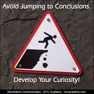 Curiosity and jumping into conclusions
